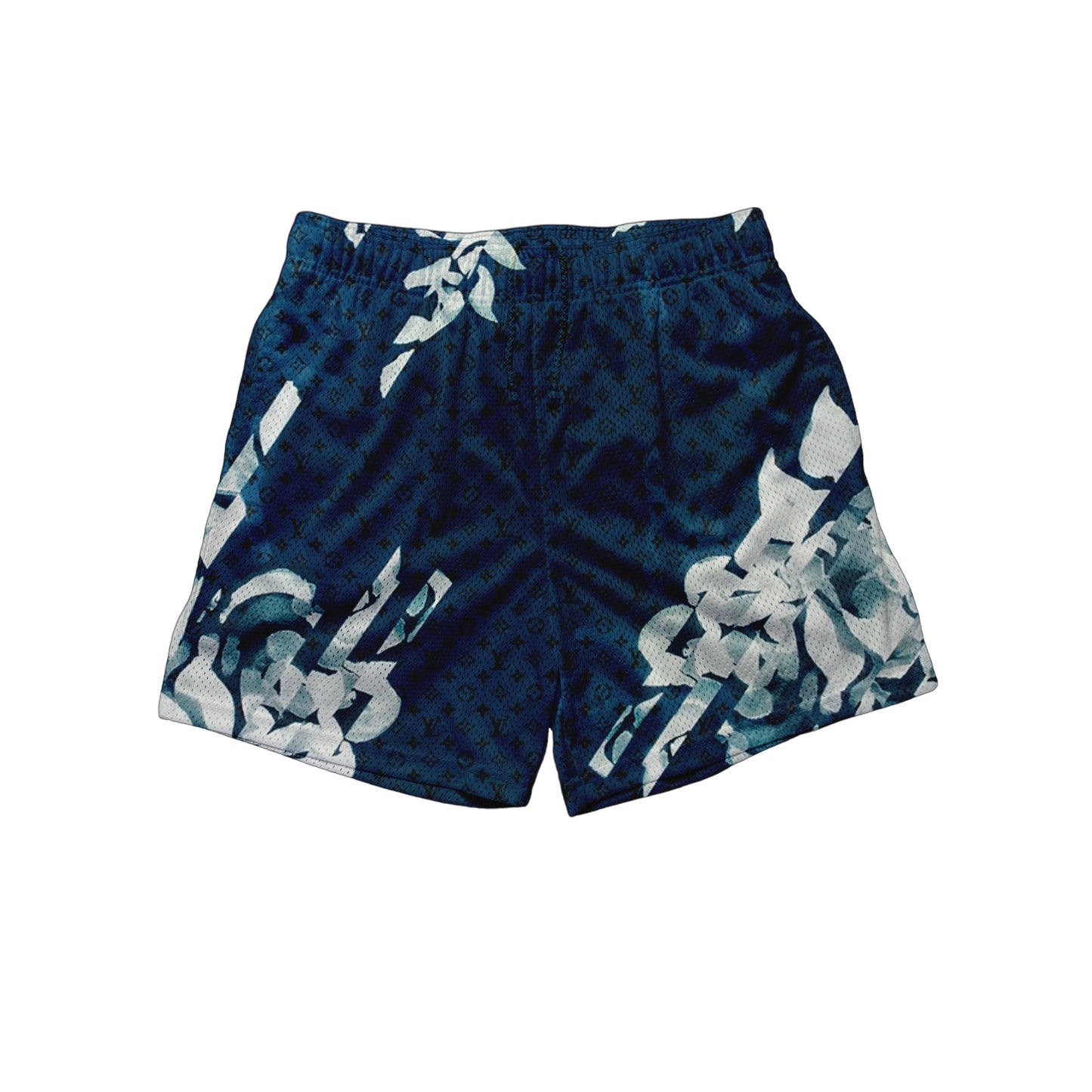 BLUE FLORA SHORTS