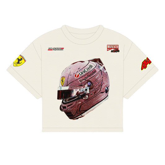 HAMILTON HELMET MONACO ‘26 SHIRT | OFF-WHITE