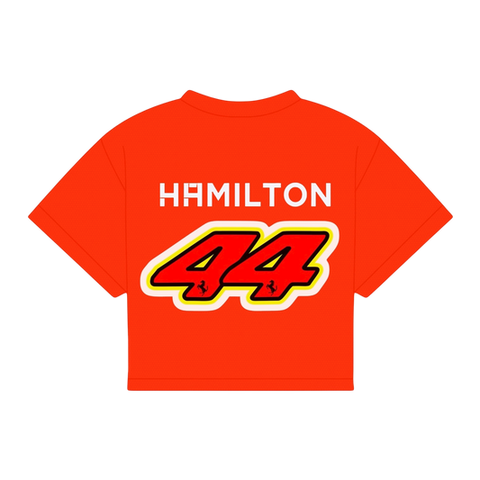HAMILTON GOLD HELMET LV 2025 GP SHIRT | RED