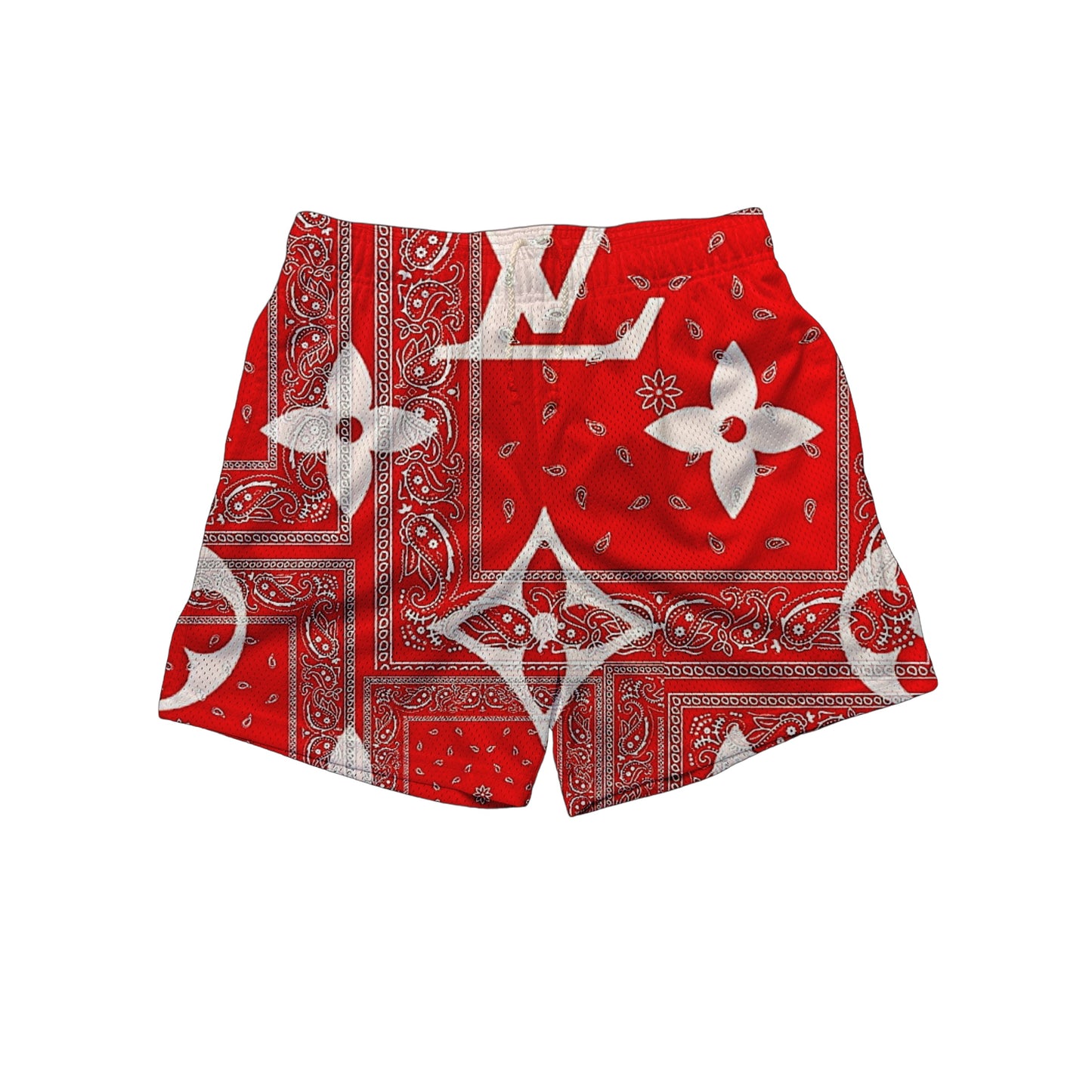 BANDANA RED SHORTS