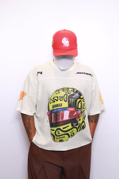 NORRIS HELMET MONSTER ENERGY SHIRT | CREAM