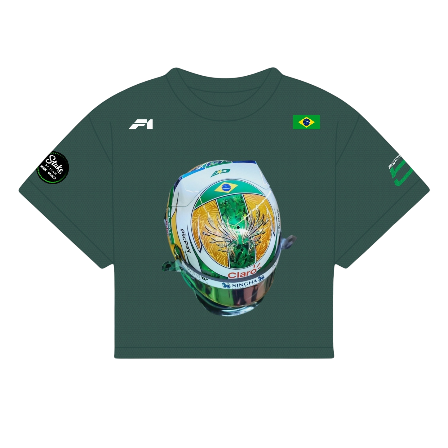 BORTOLETO HELMET SHIRT | GREEN
