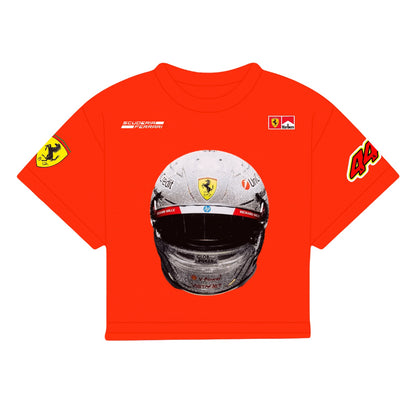 HAMILTON HELMET LV 2025 GP SHIRT | RED