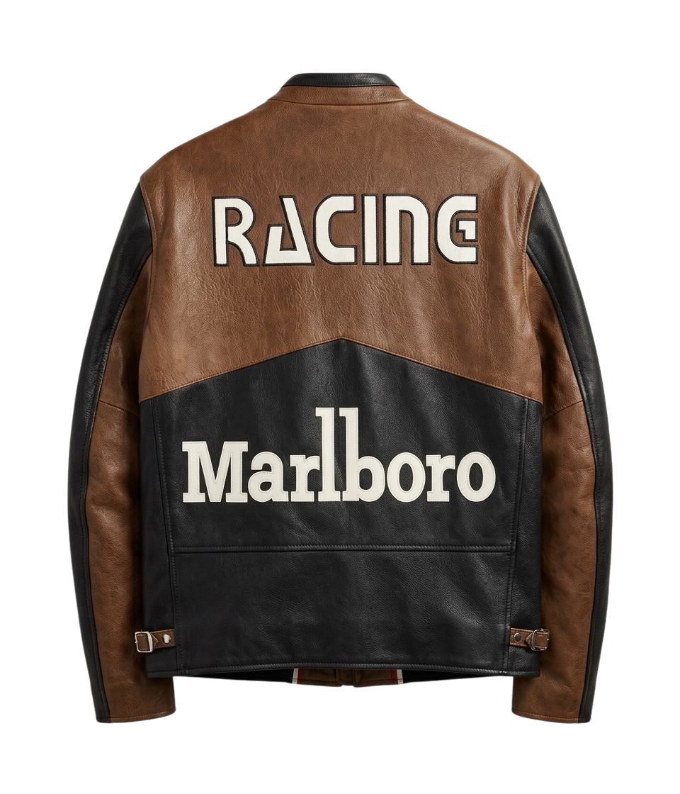 MARL LEATHER JACKET
