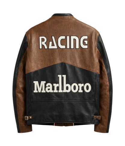 MARL LEATHER JACKET