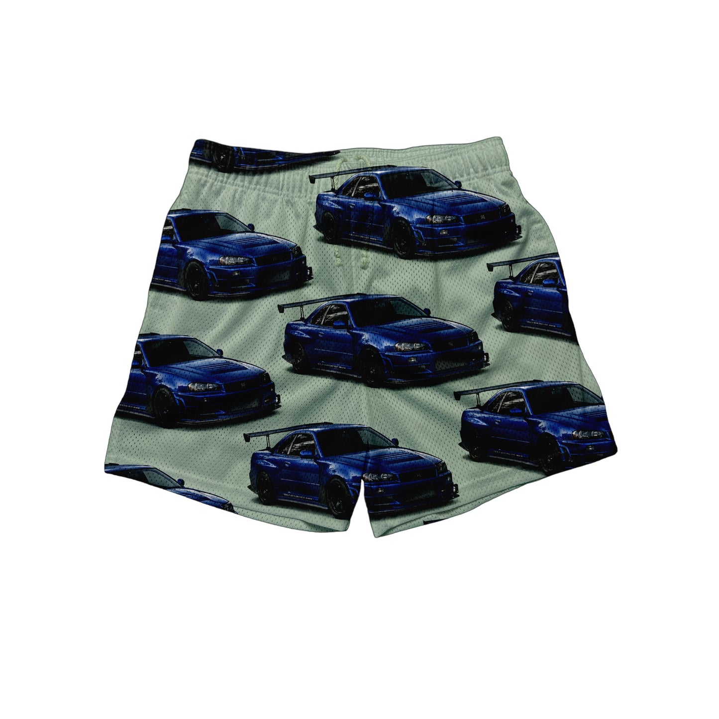 R34 GTR SHORTS | BAY SIDE BLUE