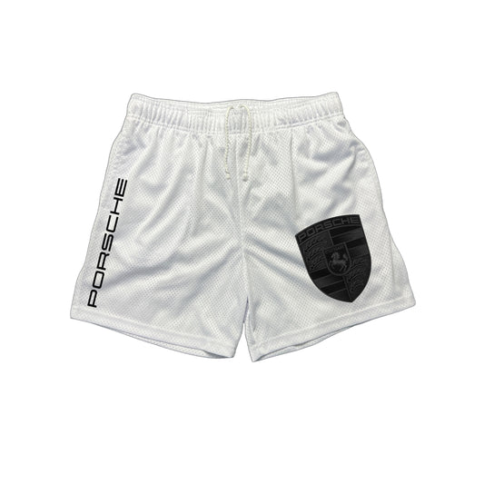 PORSCHE PODIUM SHORTS | WHITE