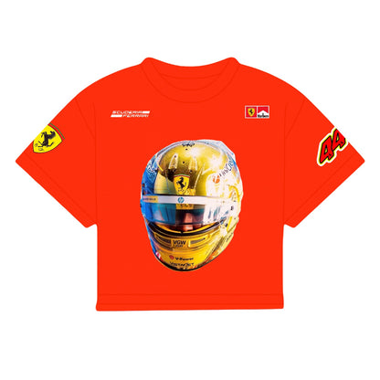 HAMILTON GOLD HELMET LV 2025 GP SHIRT | RED