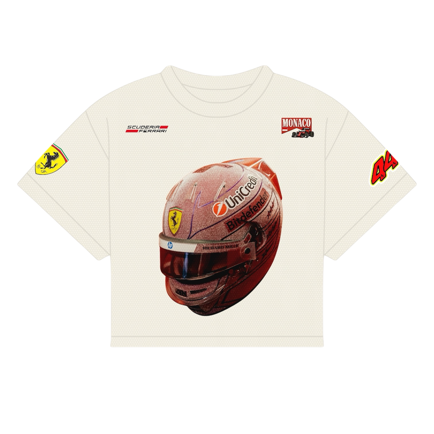 HAMILTON HELMET MONACO ‘26 SHIRT | OFF-WHITE