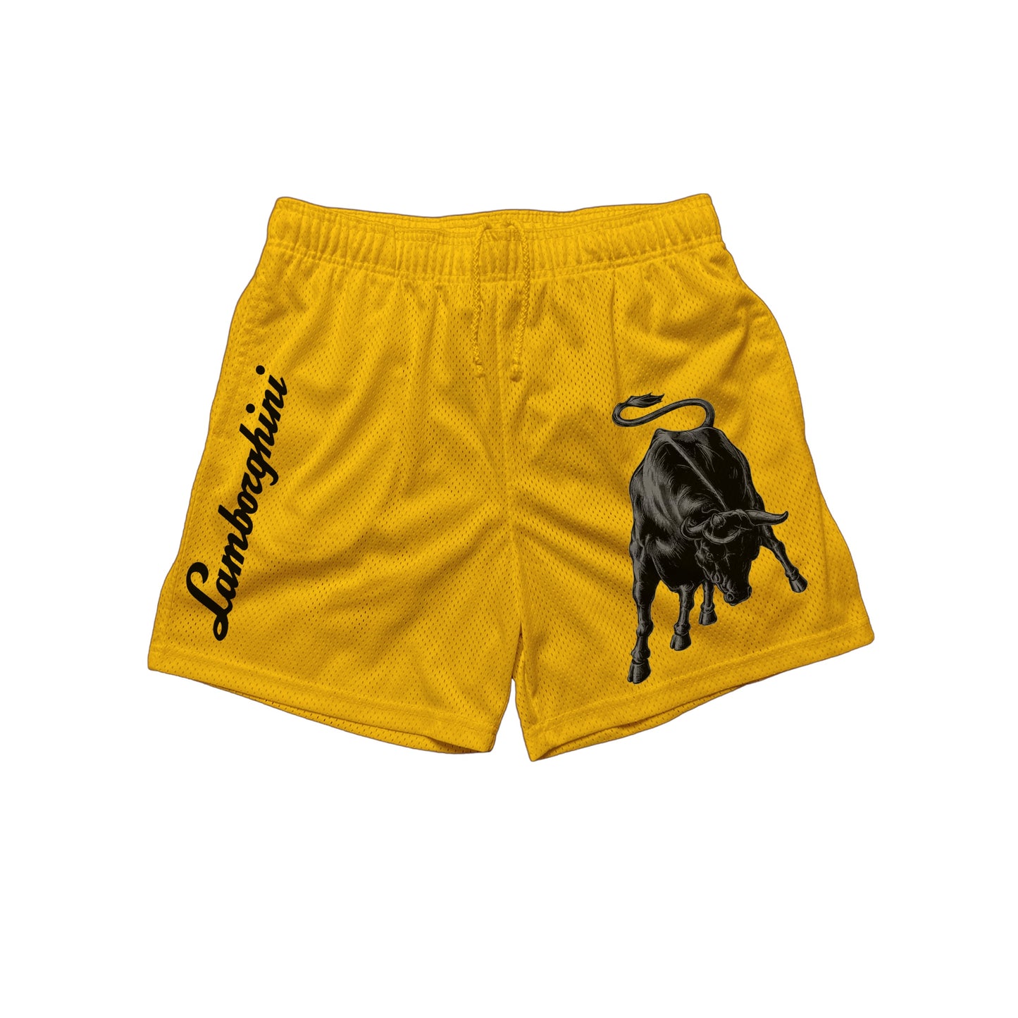 LAMBO BULL SHORTS | YELLOW