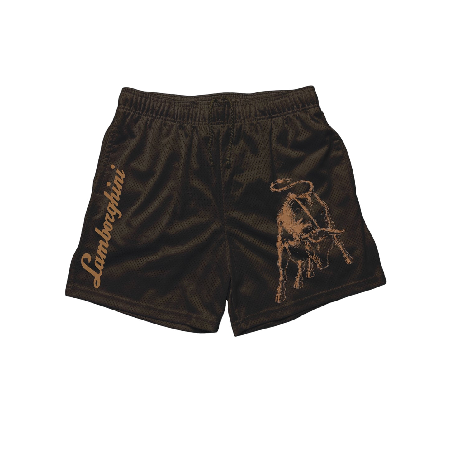 LAMBO BULL SHORTS | CHOCOLATE