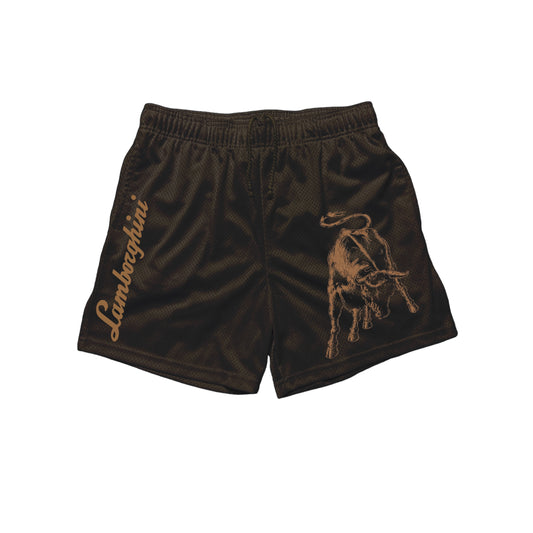 LAMBO BULL SHORTS | CHOCOLATE