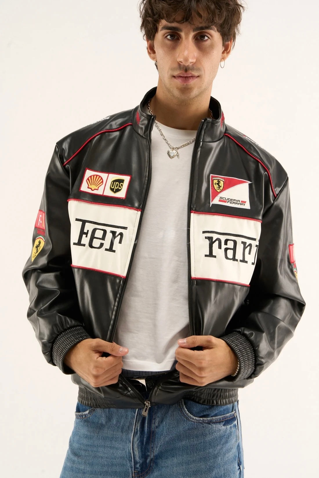 SCUDERIA LEATHER JACKET