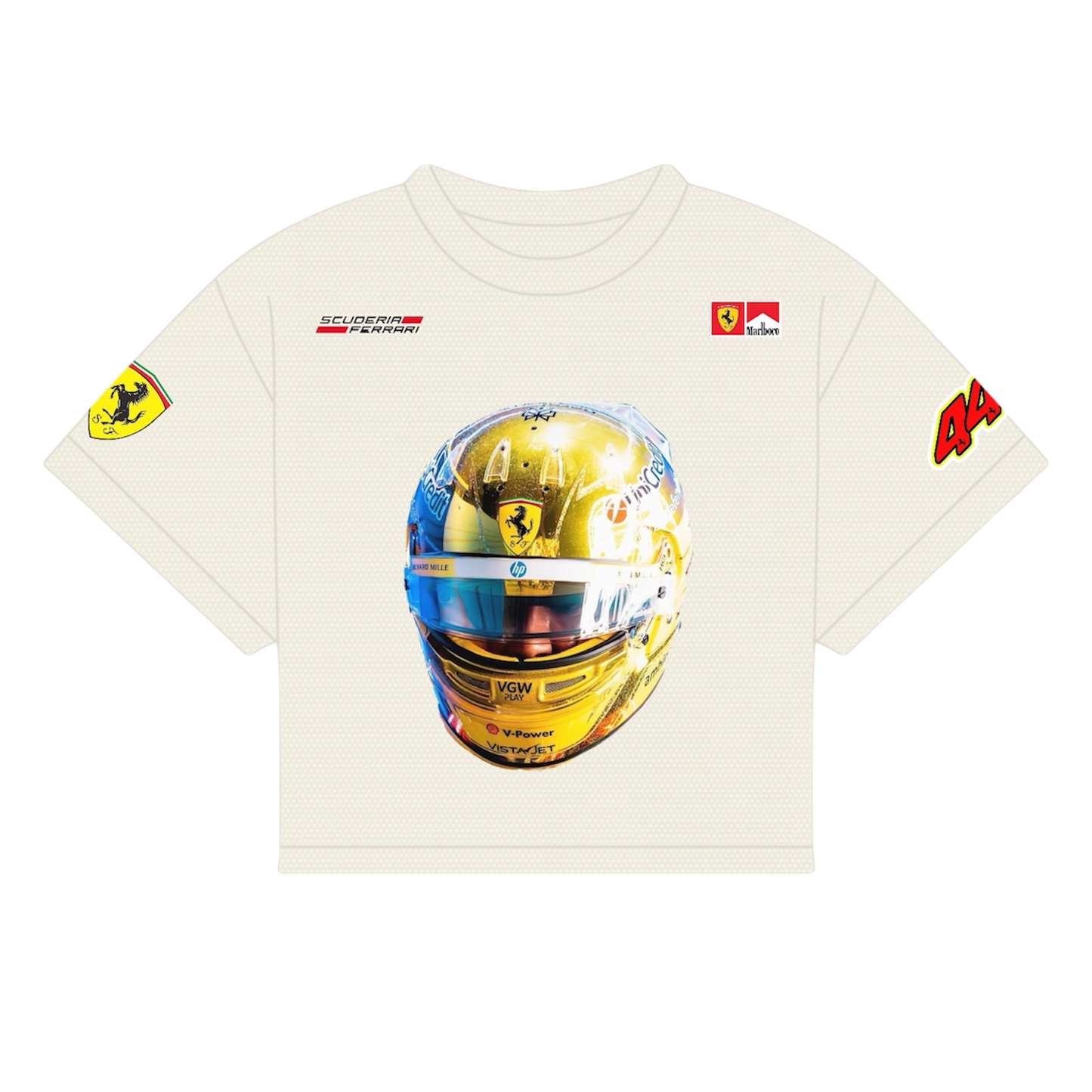 HAMILTON GOLD HELMET LV 2025 GP SHIRT | OFF-WHITE