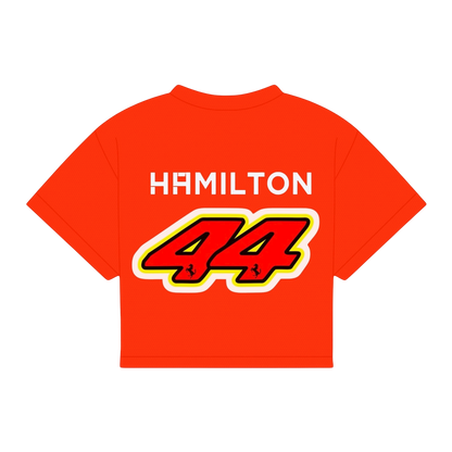HAMILTON GOLD HELMET LV 2025 GP SHIRT | RED