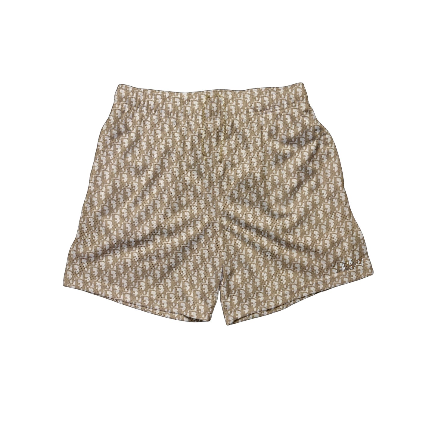 OBLIQUE TAN SHORTS