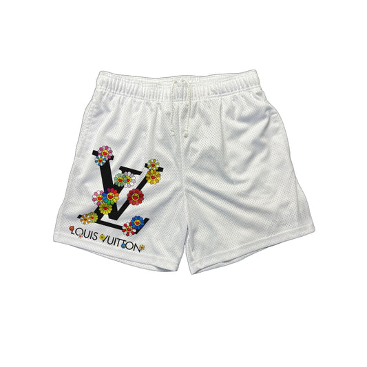 LV FLOWERS SHORTS