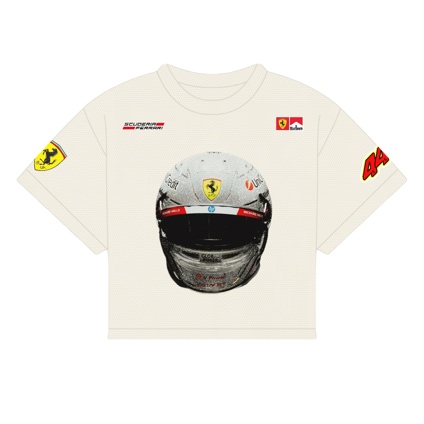 HAMILTON HELMET LV 2025 GP SHIRT | OFF-WHITE