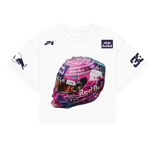 VERSTAPPEN HELMET 2026 MIAMI GP SHIRT | WHITE