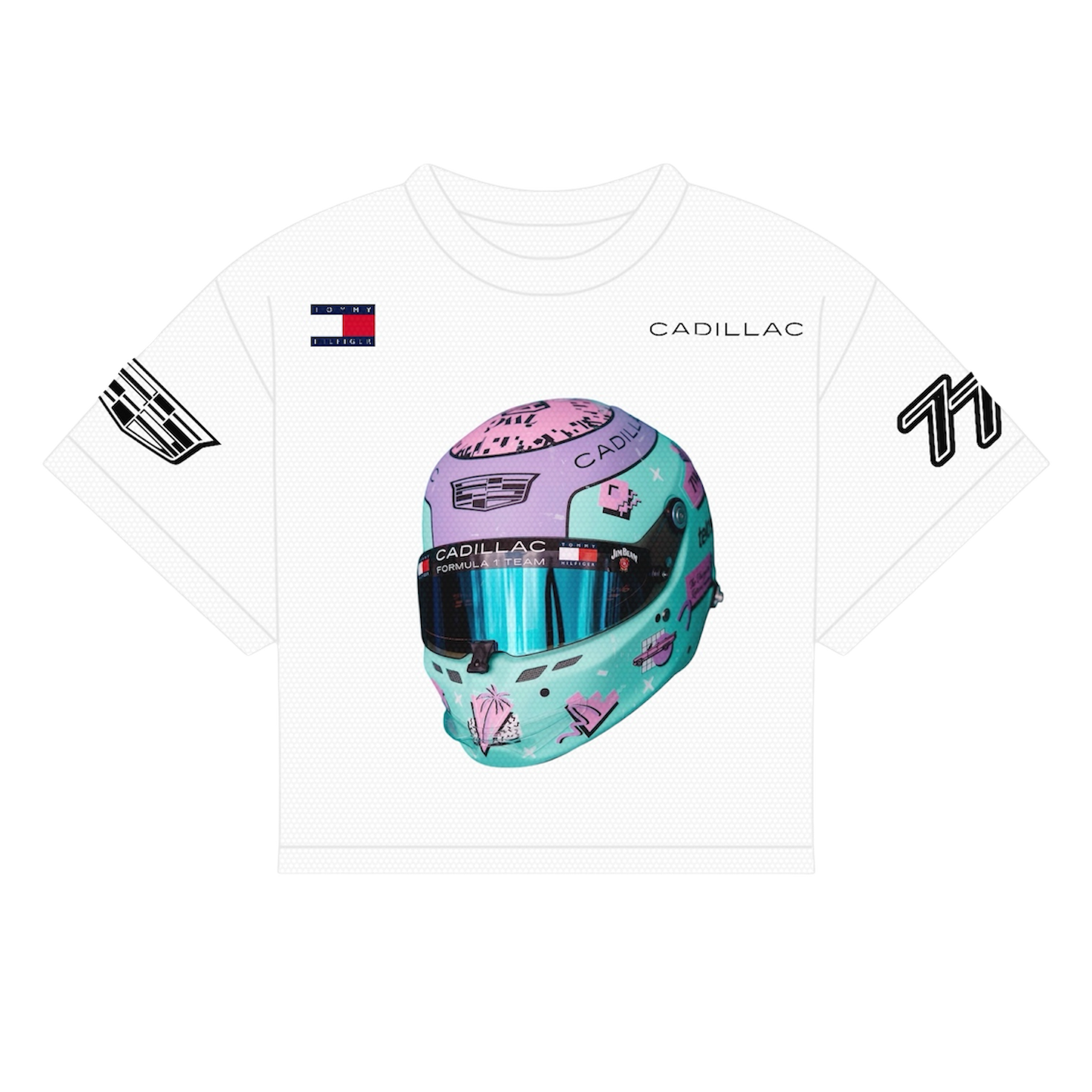 BOTTAS HELMET 2026 MIAMI GP SHIRT | WHITE