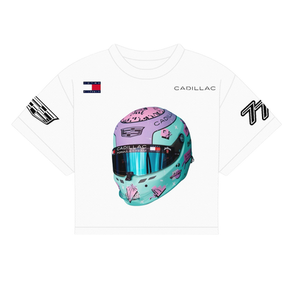 BOTTAS HELMET 2026 MIAMI GP SHIRT | WHITE