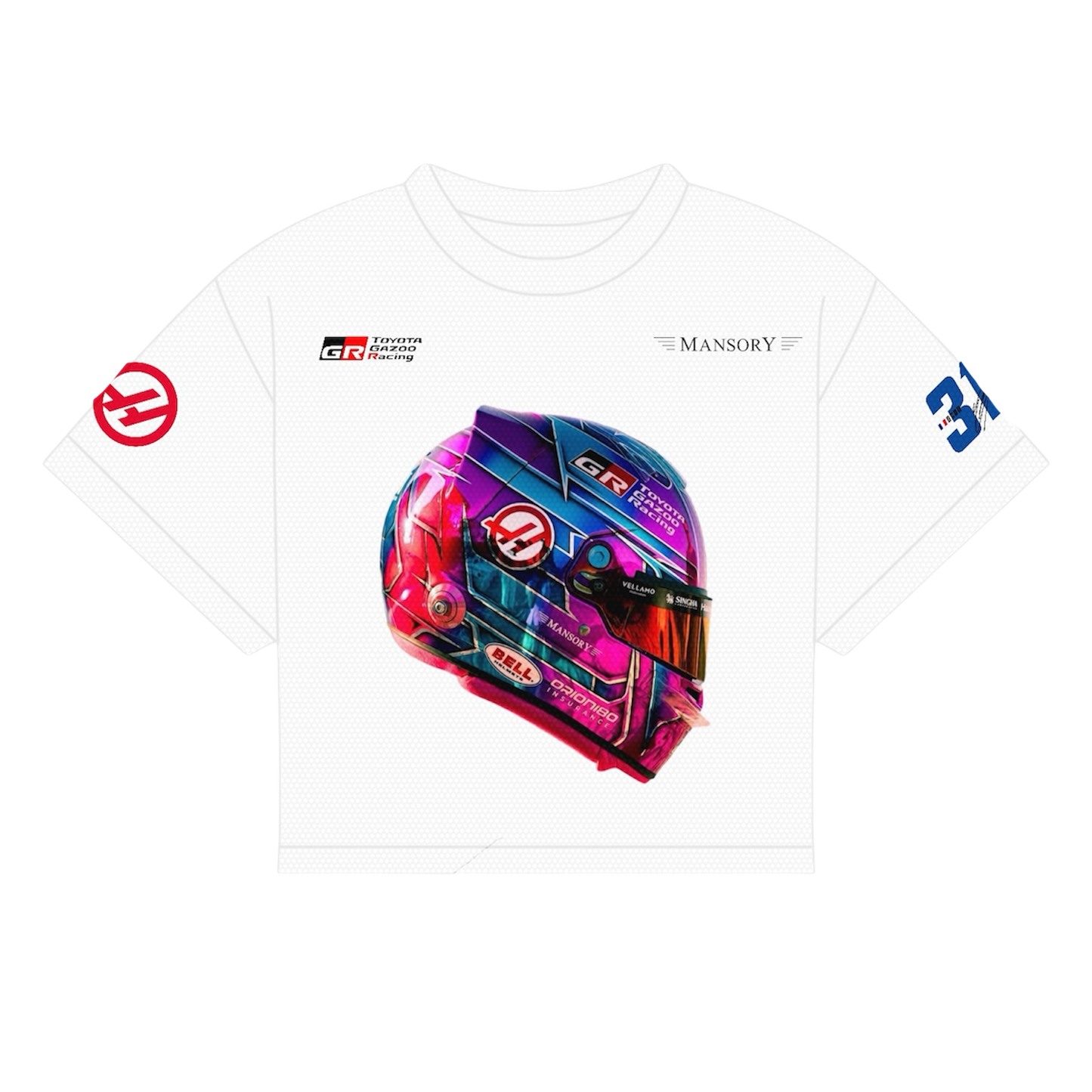 OCON HELMET 2026 MIAMI GP SHIRT | WHITE
