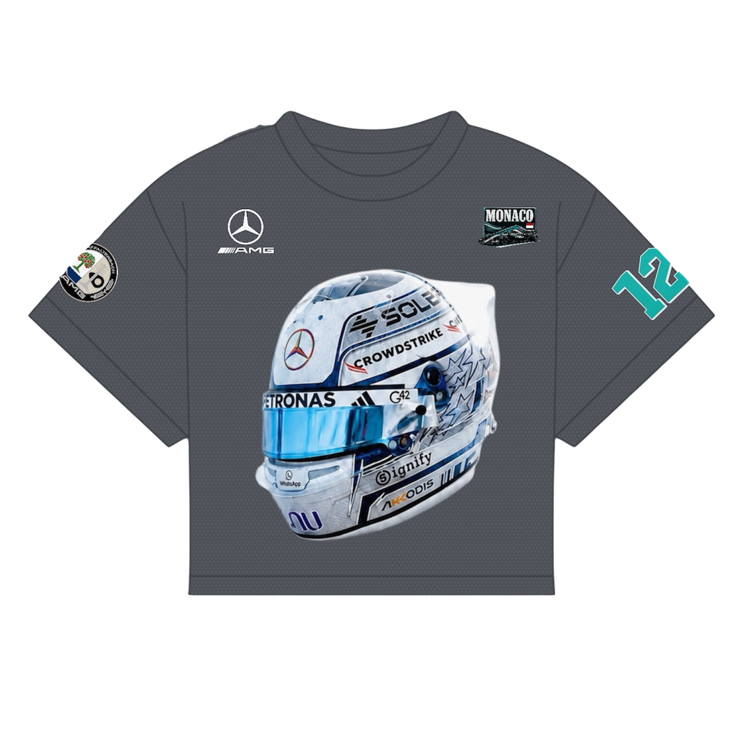 ANTONELLI HELMET MONACO ‘26 SHIRT | GRAY