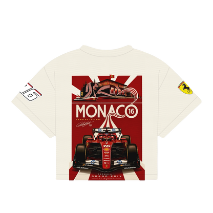 LECLERC HELMET MONACO ‘26 SHIRT | OFF-WHITE