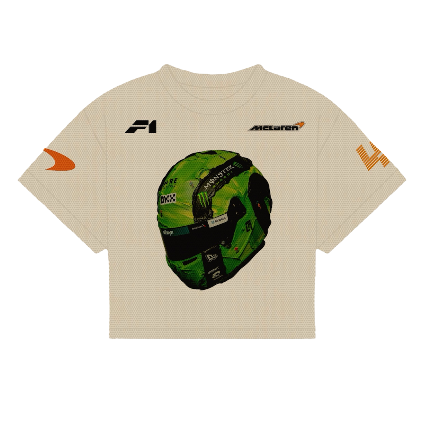 NORRIS CLAY HELMET MONSTER ENERGY SHIRT | CREAM