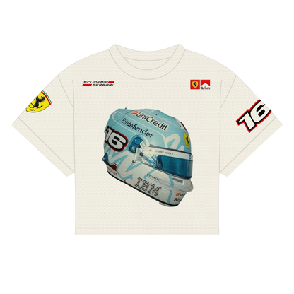 LECLERC HELMET MIAMI 2026 GP SHIRT | OFF-WHITE